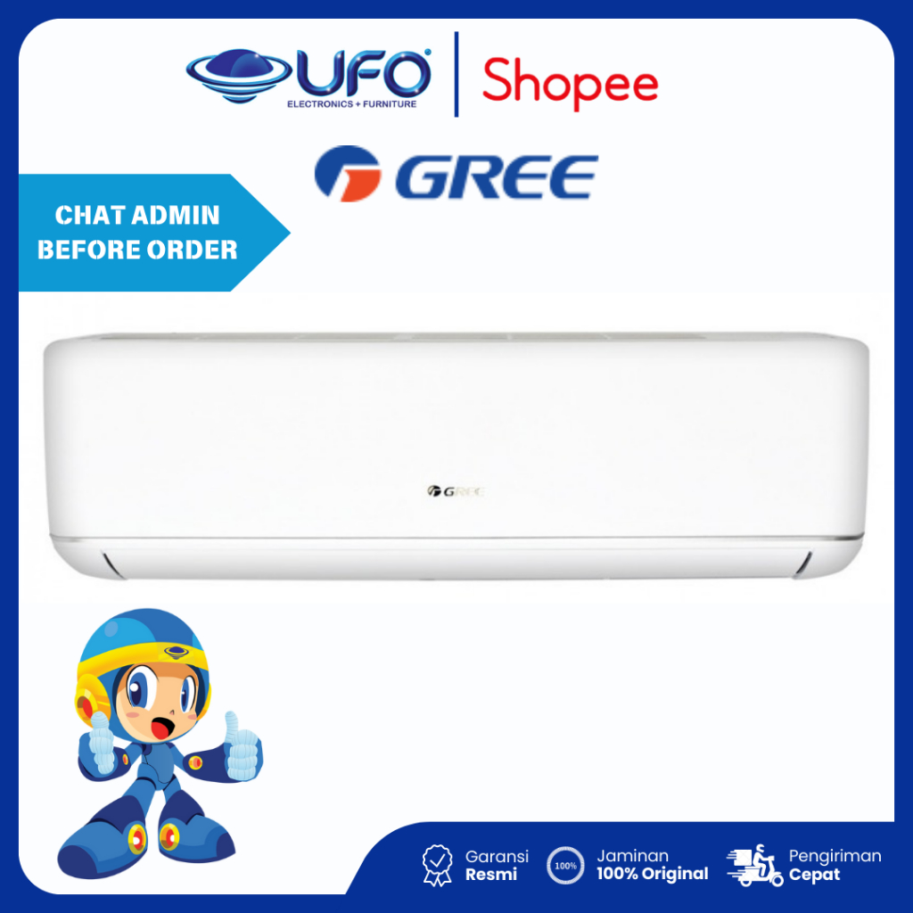 AC GREE 0.5 PK DELUXE LOW WATT GWC05C3ES