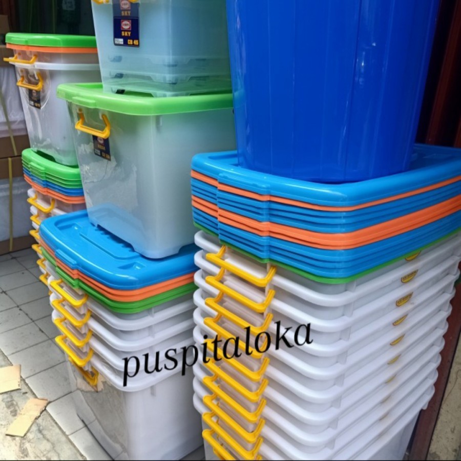 New CARGO CONTAINER BOX PLASTIK SHINPO CONTAINER BOX RODA