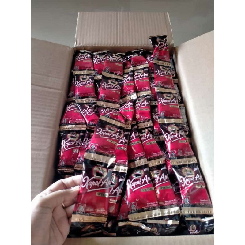 

Kopi kapal api renteng 6,5 gr -10 pcs/renceng