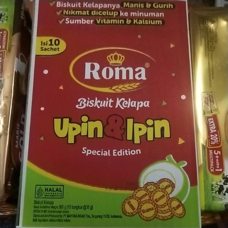 

Roma Biskuit Kelapa Upin & Ipin (isi 10)
