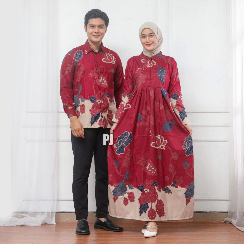 Gamis couple pasangan baju sarimbit keluarga kondangan baju couple suami istri gamis wanita muslimah