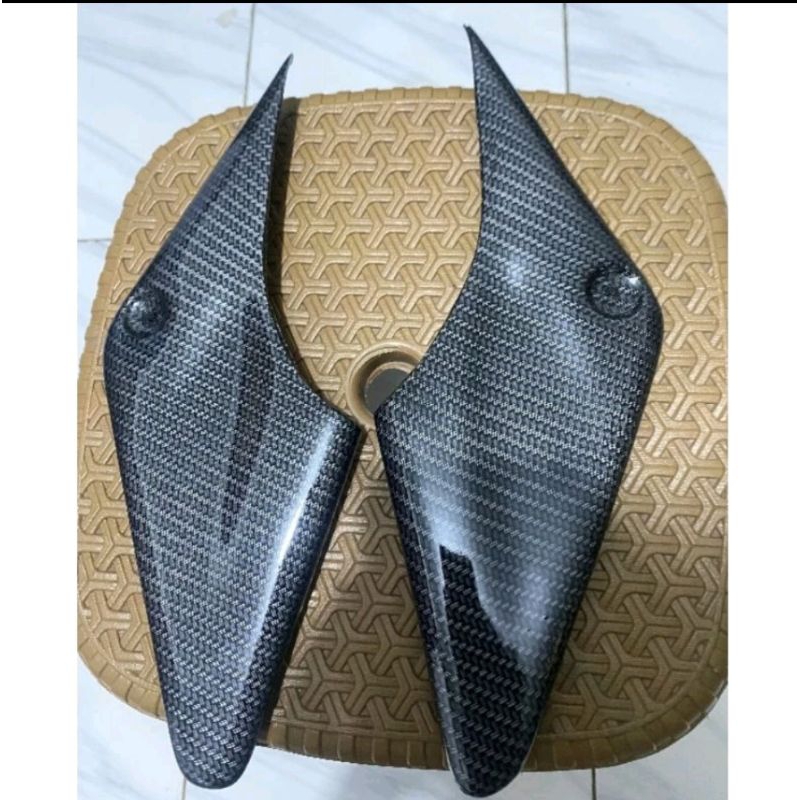 Cover sambungan body ninja RR old Carbon penutup aki RR old