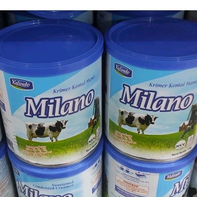 

Yafindo MILANO susu krimer kental manis 1 kg it HARGA PER KALENG