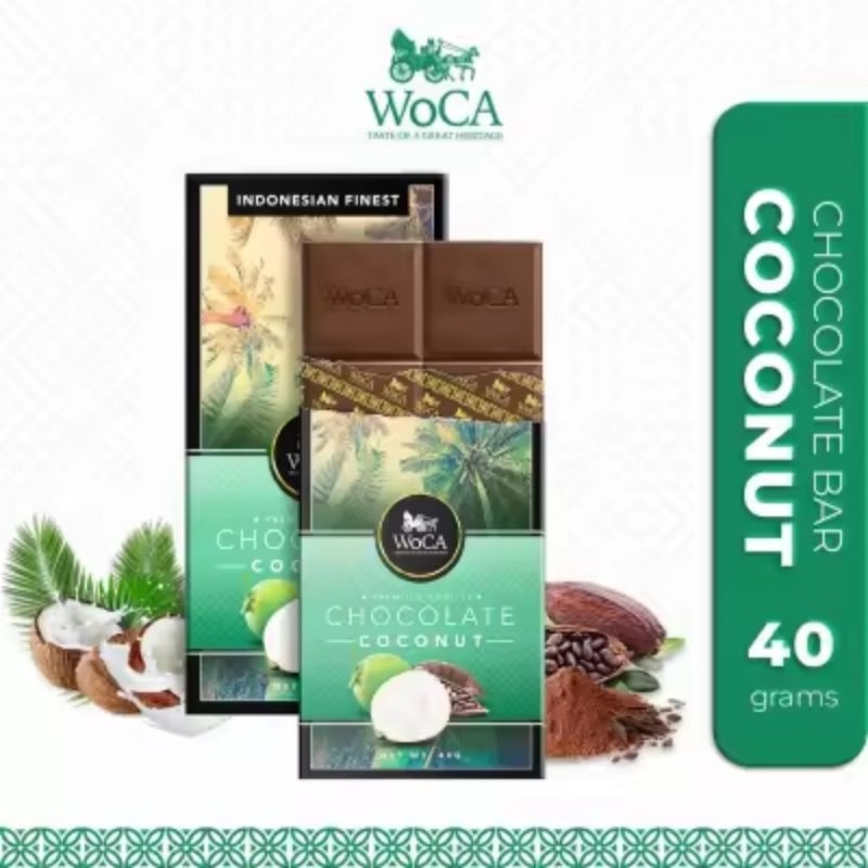 

Best $eller Premium Chocolate Bar Coconut 40 gram