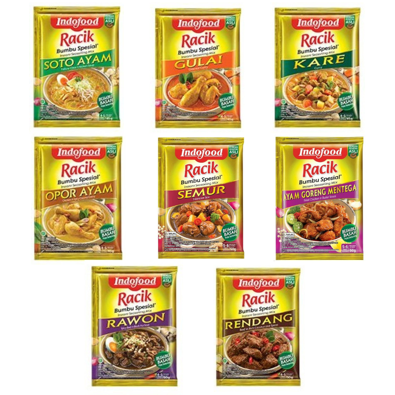 

Indofood Bumbu Racik Bumbu Basah 45g 50g