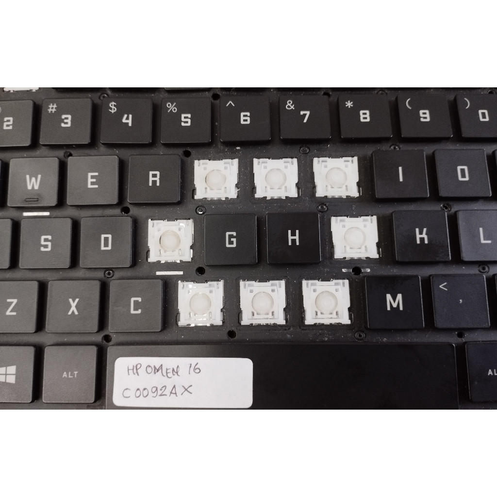 Tuts Tombol Keyboard HP Omen 16 16-C0092AX