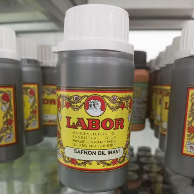 SAFRON OIL IRANI LABOR 100gr SEGEL ORIGINAL PABRIK