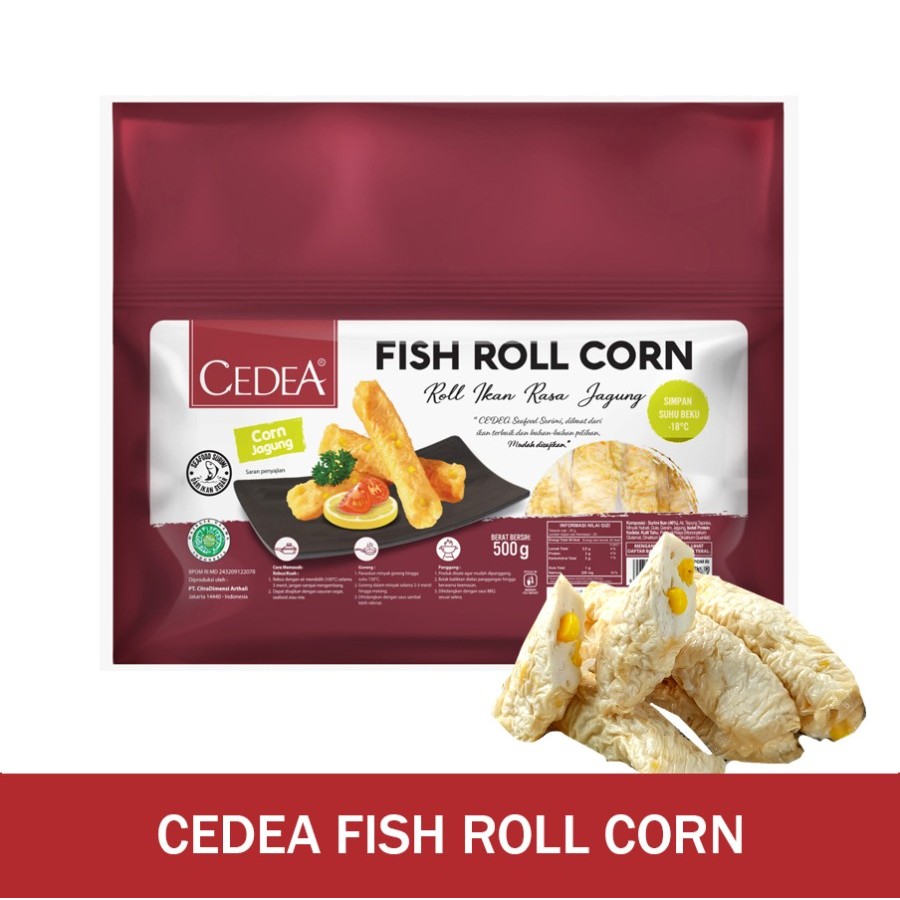 

Cedea Fish Roll Corn 500gr