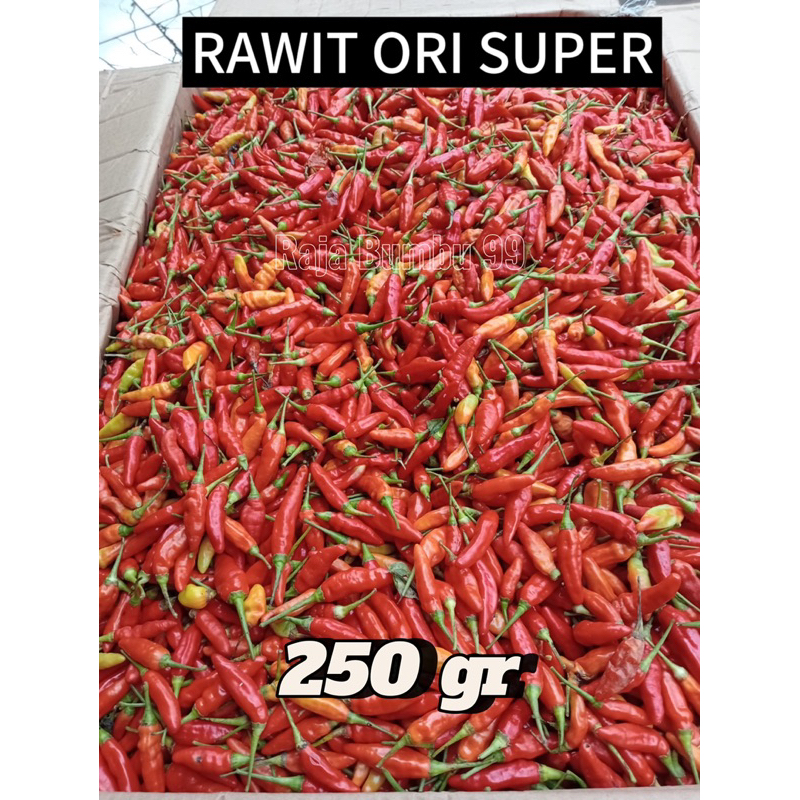 

Cabe Rawit Merah Ori Super 250 gr