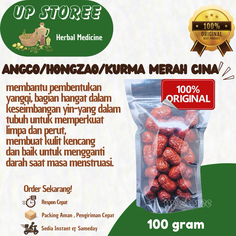 

ANGCO (100gr) / HONGZAO / KURMA MERAH CINA