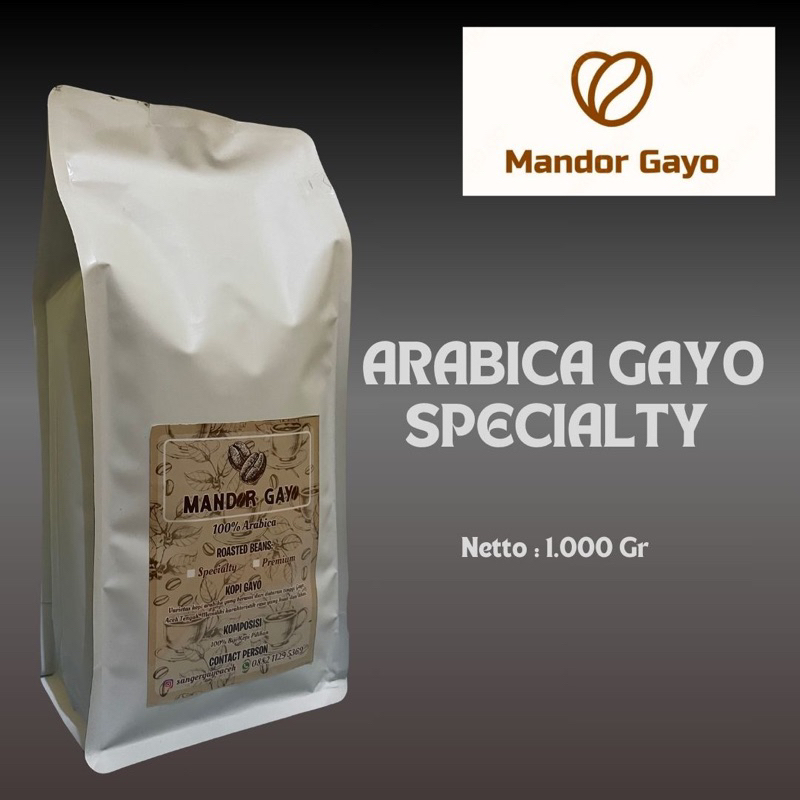 

Biji Arabica Gayo Specialty Bener Meriah Takengon Aceh 1Kg 100% Arabica