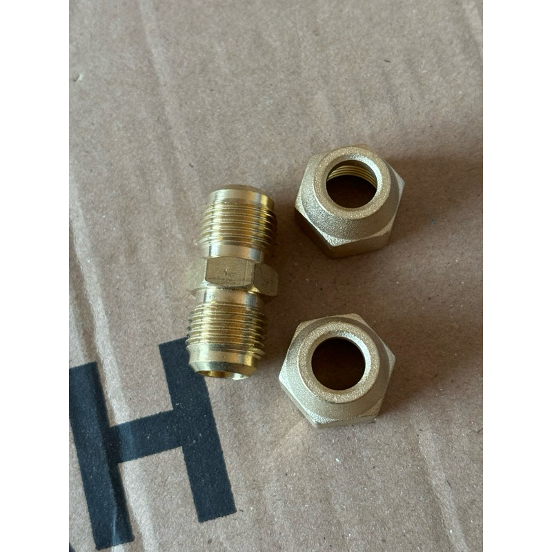 Double Nepel 3/8 Double Nepel AC 3/8 Double Nepel Kuningan Nat Kuningan Nat 3/8 Nat AC Pipa 3/8 Nut 