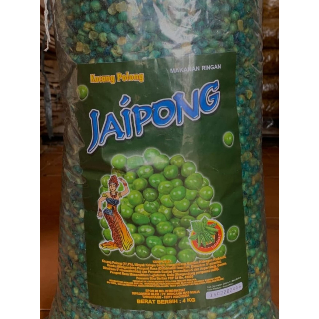 

kacang polong goreng 250gr - kacapolong goreng jaipong 250gr - snack - snack asin - snack enak - snack kiloan - snack murah - cemilan - cemilan enak - cemilan asin - jajanan