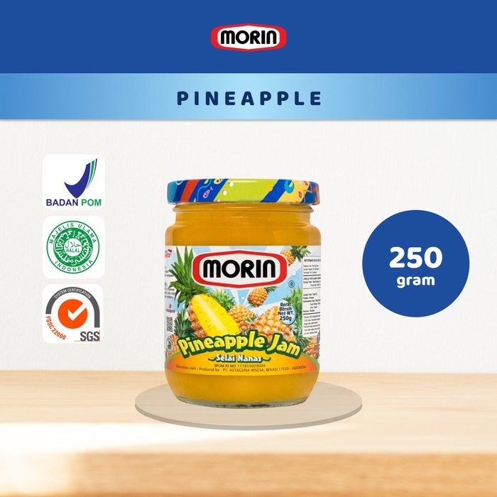 

MORIN PINEAPPLE JAM 250 GRAM SELAI NANAS LEZAT DAN NIKMAT