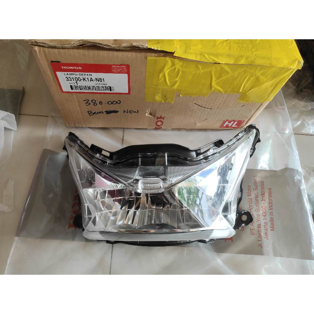 lampu depan beat led new beat street 12 ori