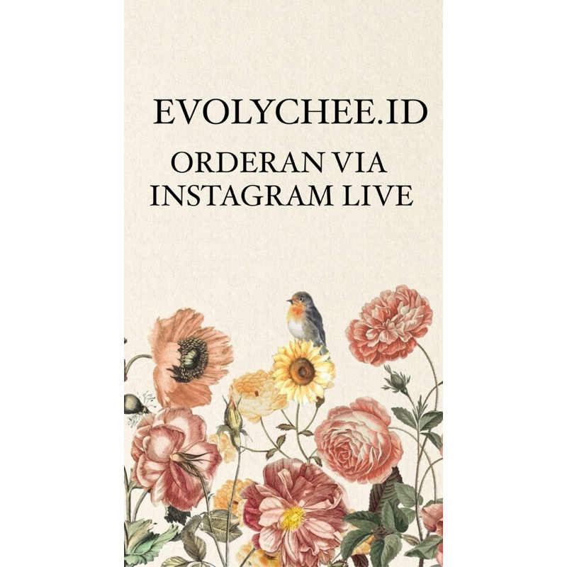 orderan via live instagram bestseller