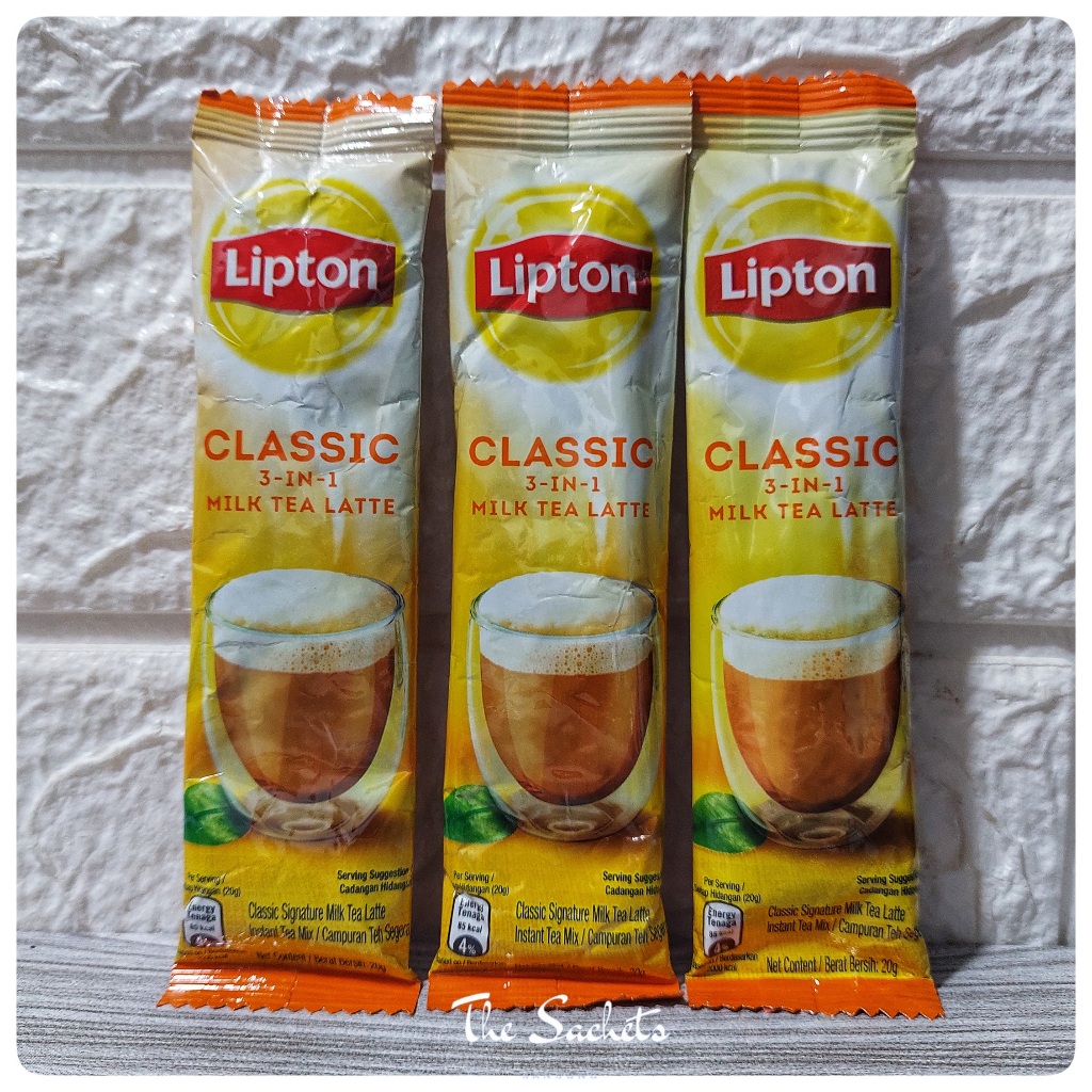 

Lipton Classic Milk Tea Latte Teh Susu Sachet Eceran