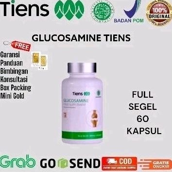 GLUCOSAMIN TIENS ORIGINAL SUPLEMEN PERSEDIAAN ATASI NYERI SENDI / LUTUT / REMATIK / TULANG RAWAN