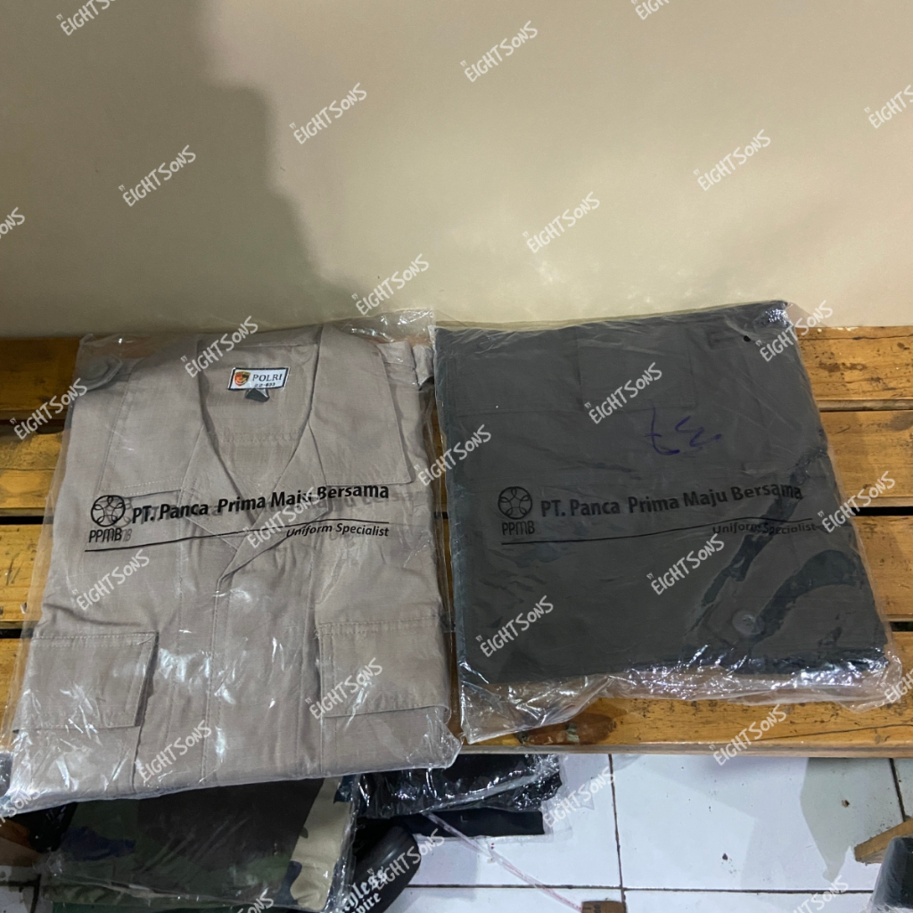 Seragam pdl jatah Polri / Setelan baju Pdl jatah polri / baju celana pdlt / baju celana pdlt A1 / Ba