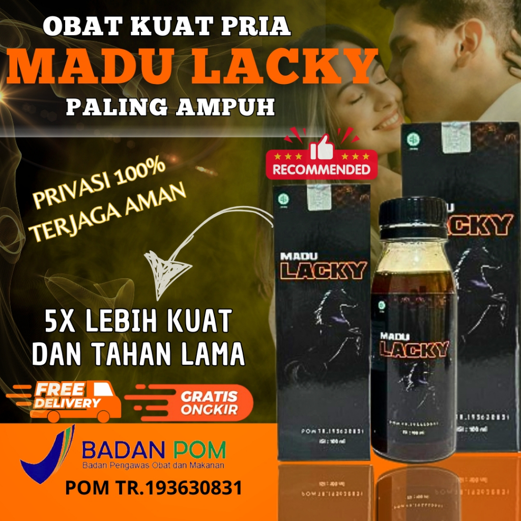 MADU LACKY BPOM MADU PENAMBAH STAMINA PRIA TAHAN LAMA MADU PRIA DEWASA
