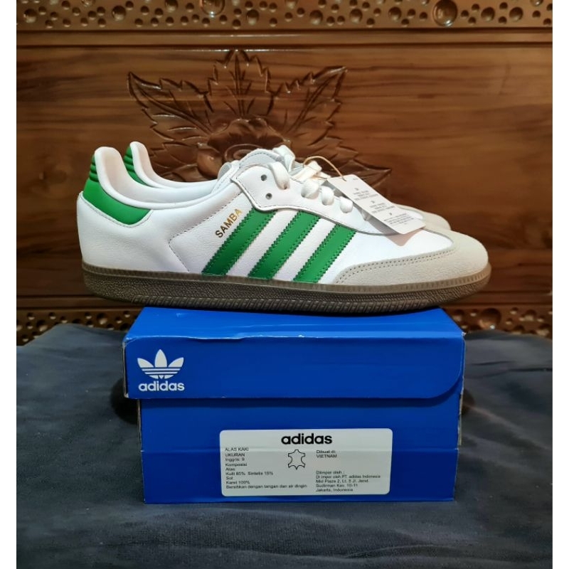 Adidas Samba OG White/Green