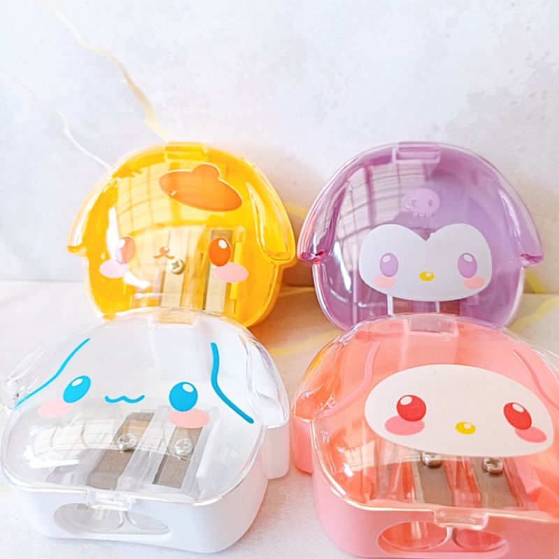 

Rautan Kepala / Serutan Pensil Sanrio Motif Lucu Kuromi My melodi Cinamorol Pompompurin