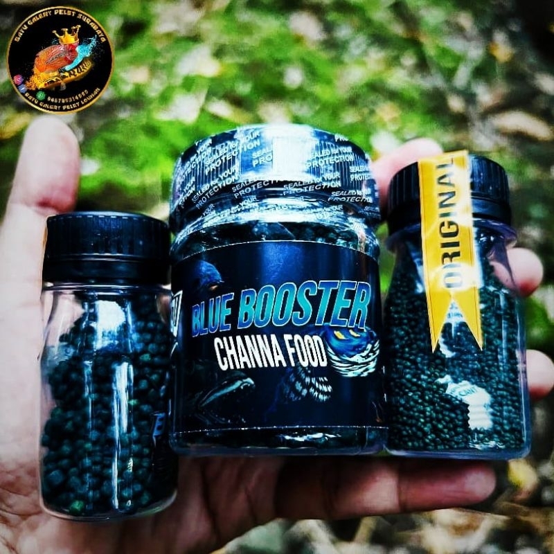 PELET CHANNA BLUE BOOSTER by BOSBOSQU (PIGMEN BIRU)