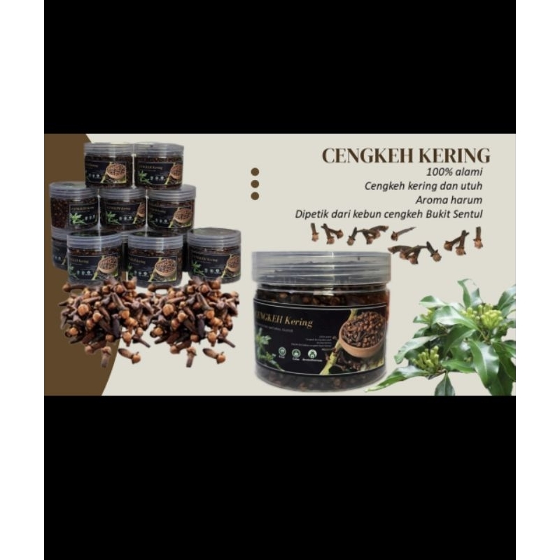 

RB Cengkeh Kering Kualitas Premium 100% Murni, Whole Dried Clove- Cengkeh Kering Utuh