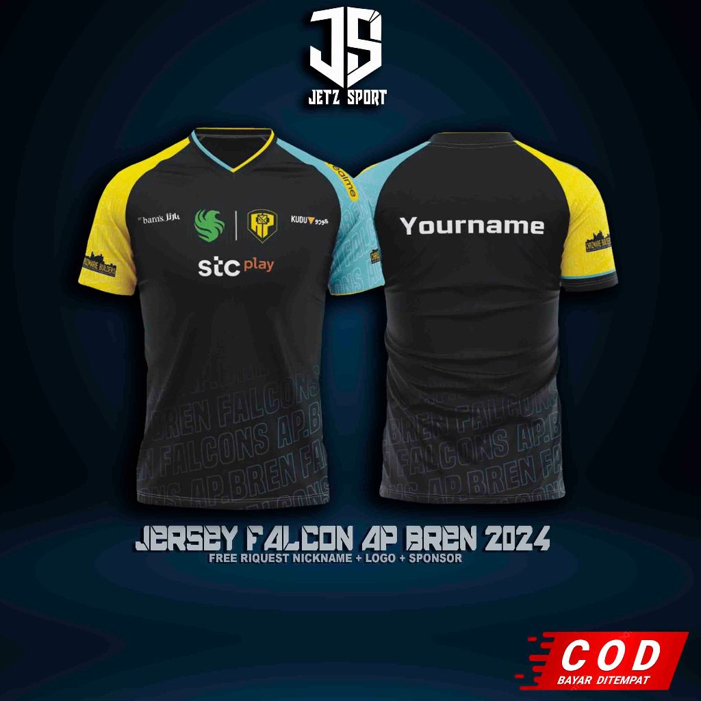 Jersey Baju Kaos Falcon AP Bren 2024 Terbaru (Free riquest nickname)