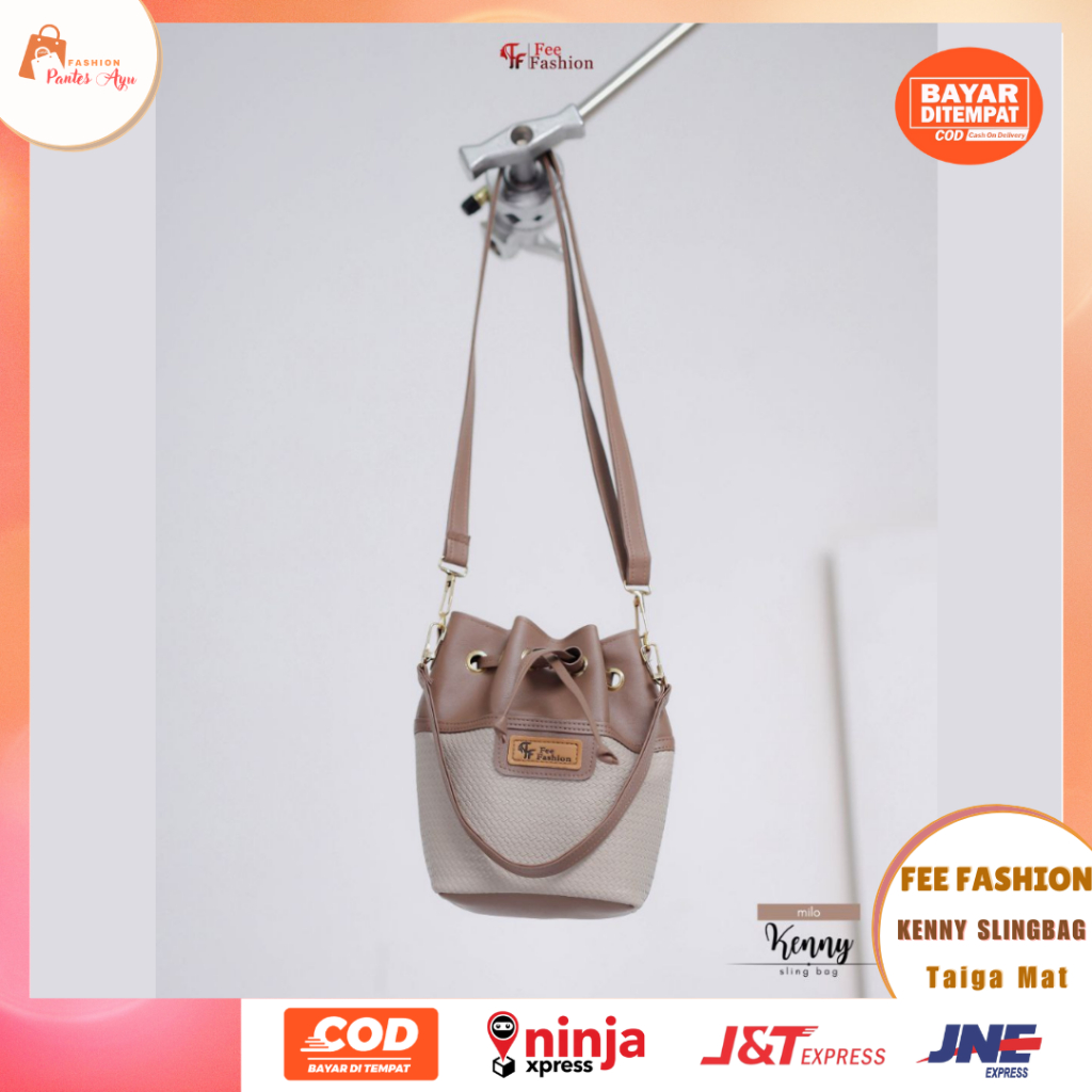 FEE FASHION Tas Selempang Wanita Kenny Bag Volume Tinggi Sling Bag Best Seller || Tas Import Premiun