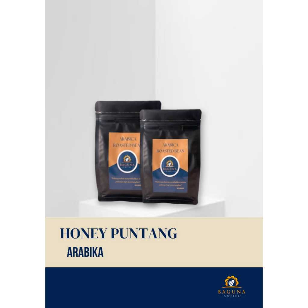 

KOPI ARABIKA PUNTANG HONEY- ROSTED BEANS-200GR-BIJI-BUBUK