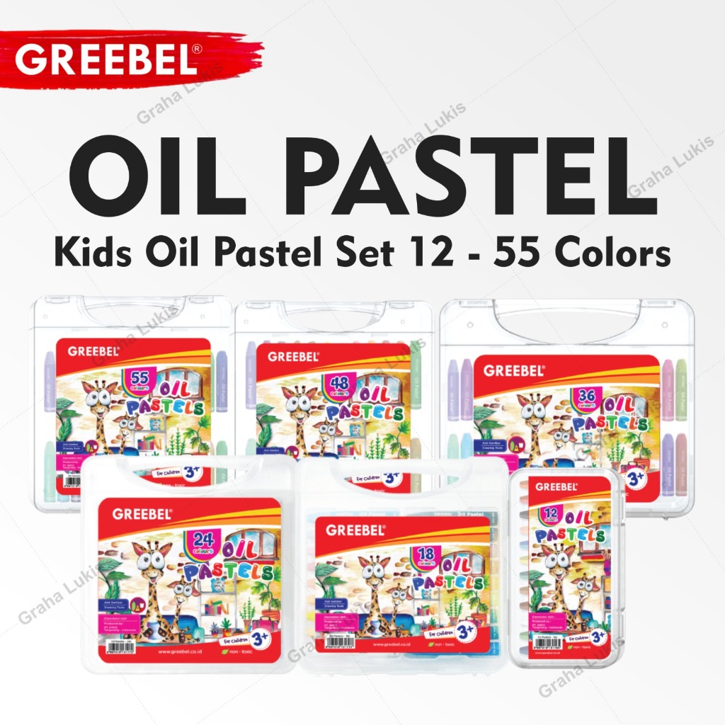 

RK GREEBEL Oil Pastel / Krayon Set 24