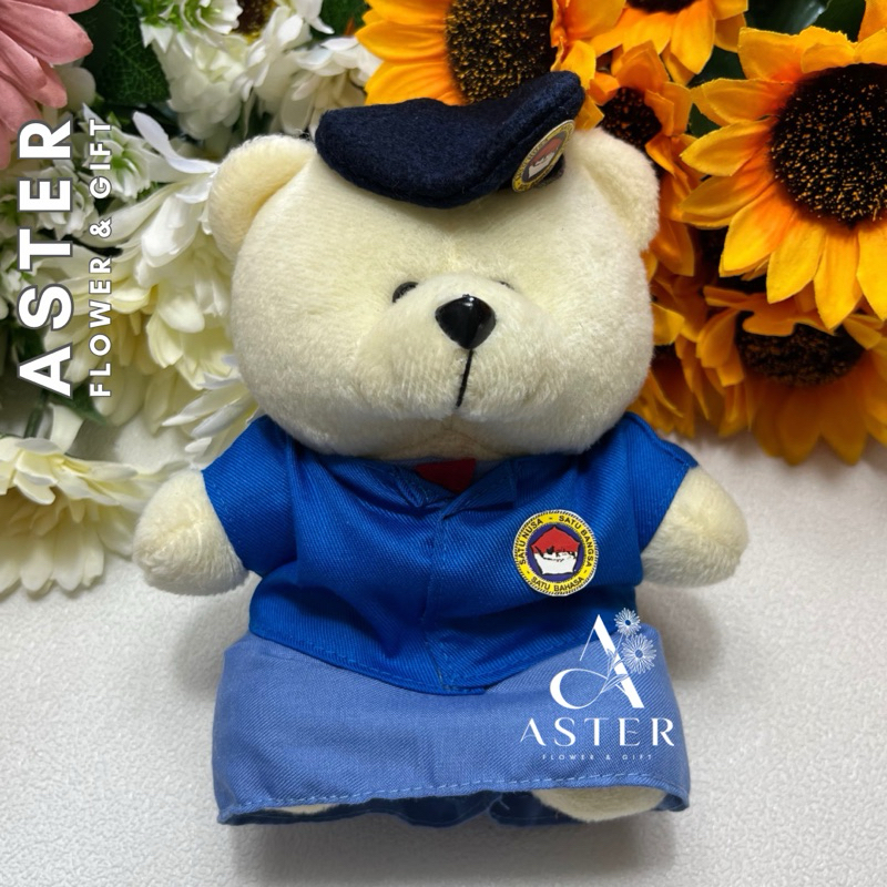 Boneka Kostum SMA Taruna Nusantara 15cm (BAJU ASLI)