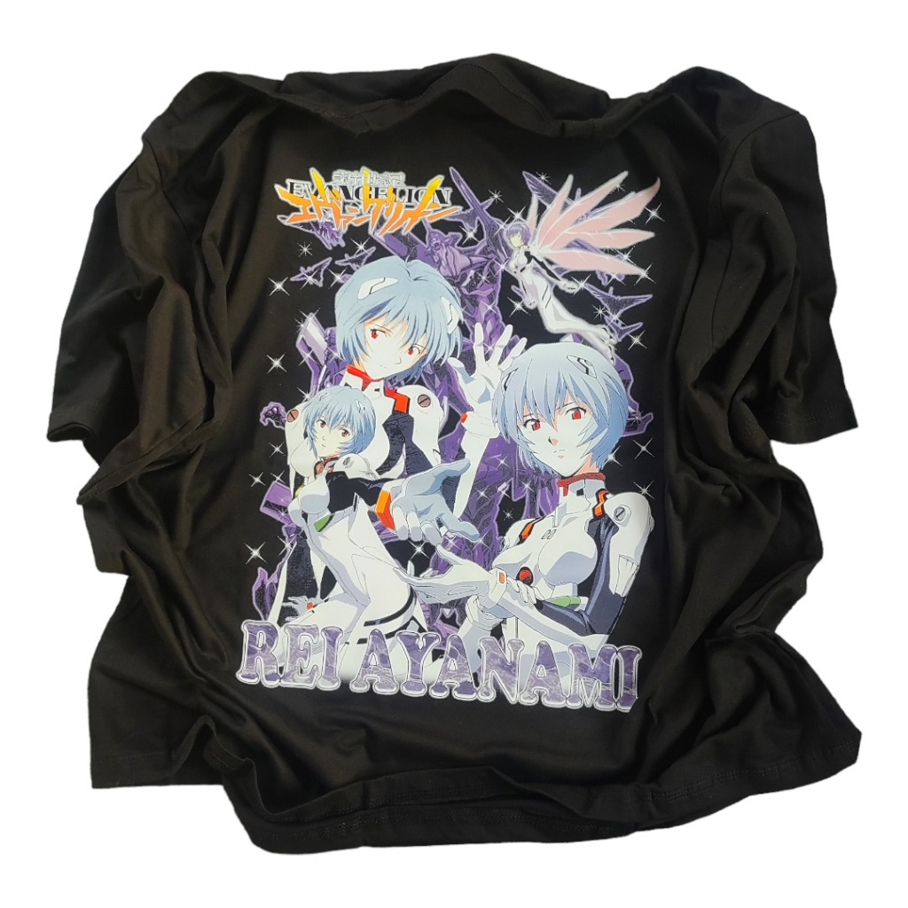 Bootleg Evangelion Rei Ayanami Oversized T-shirt