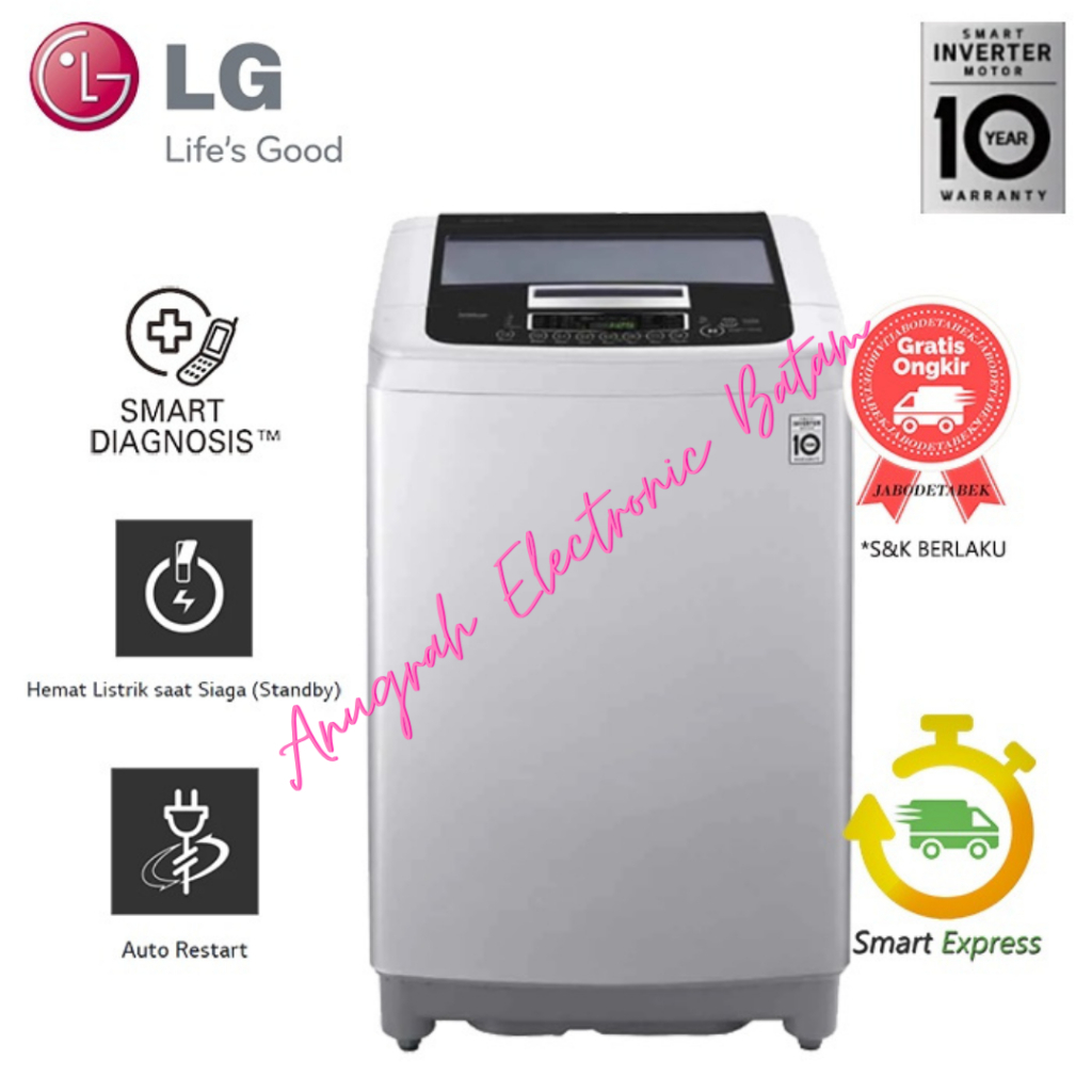 LG T2311VSPM Mesin Cuci 11Kg Smart Inverter / T 2311VSPM / 2311VSPM 11 Kg BATAM