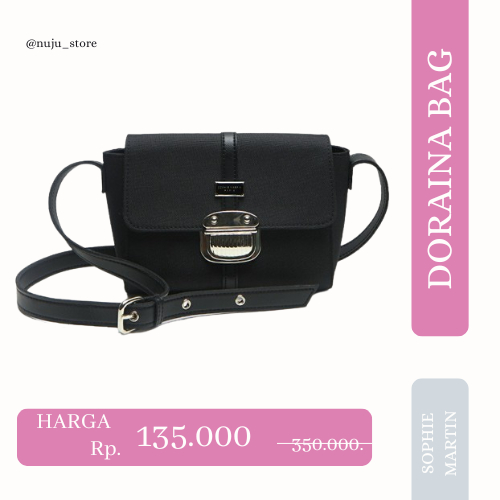 TAS SELEMPANG WANITA DORAINA TAS WANITA TAS HP TAS SELMPANG WANITA IMPORT SOPHIE MARTIN