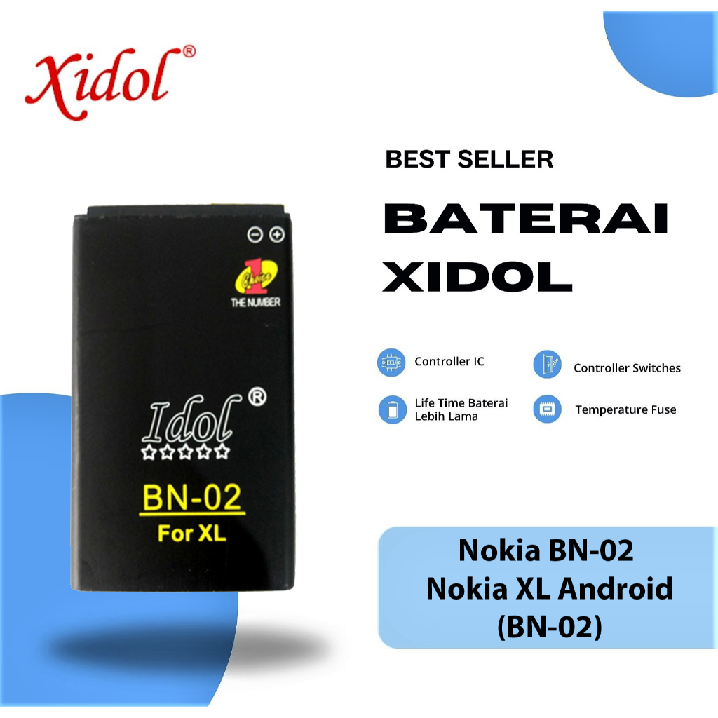 Baterai XIDOL Nokia BN-02 Nokia XL Android