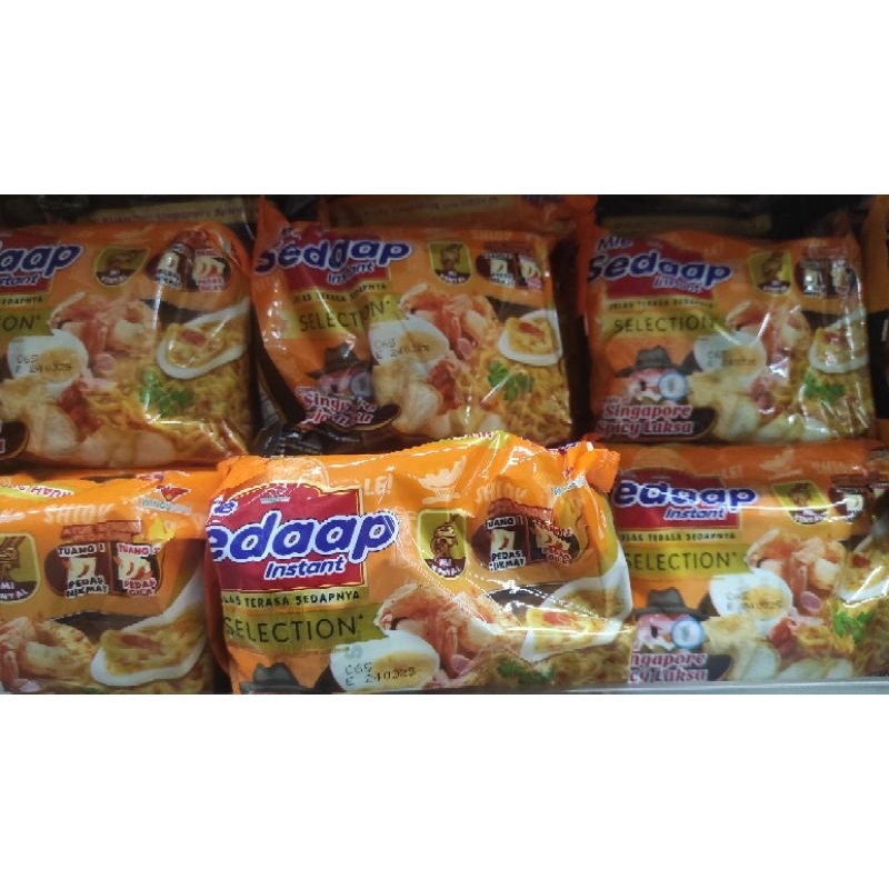 

MIE INSTAN SEDAP SINGAPORE SPICY