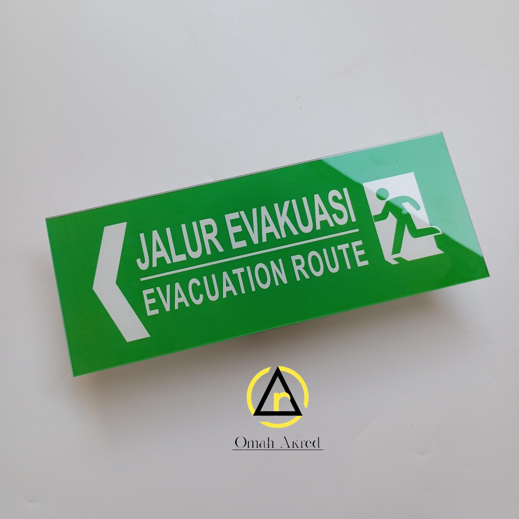 

Akrilik Jalur Evakuasi - Evacuation Route