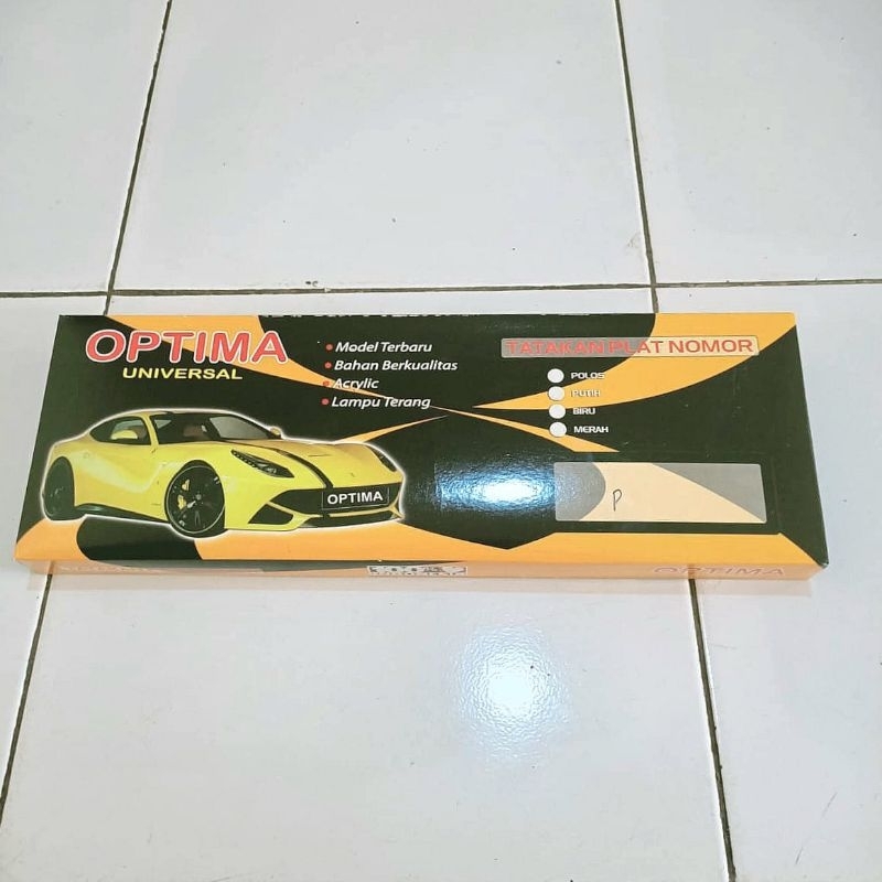 Frame Plat Nomor Mobil Acrylic | Cover Plat Nomor Mobil Akrilik | Tempat Dudukan Plat Nomor Mobil Un