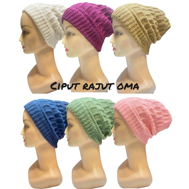 Ciput Rajut Premium Ciput Nenek Kerpus Nenek Ciput Non Pet Makromah Nenek Peci Nenek