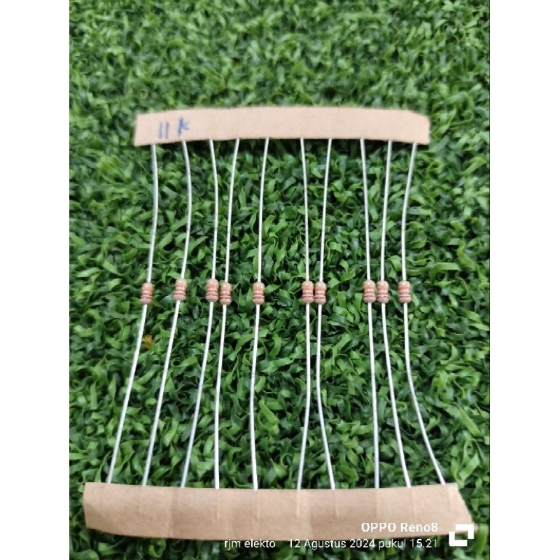 10pcs resistor ukuran 11K  1/8watt