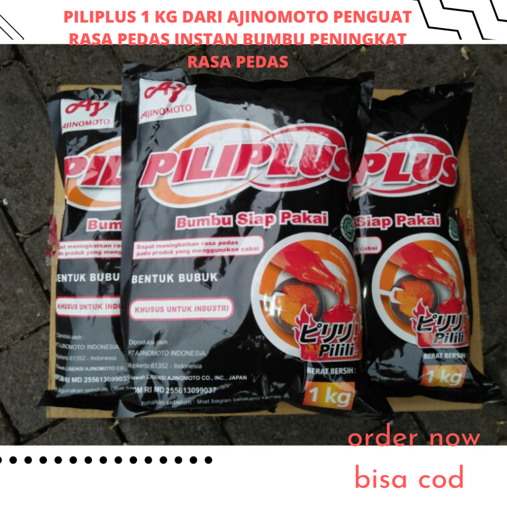 

Piliplus 1 kg dari Ajinomoto Penguat rasa pedas instan Bumbu Peningkat Rasa Pedas