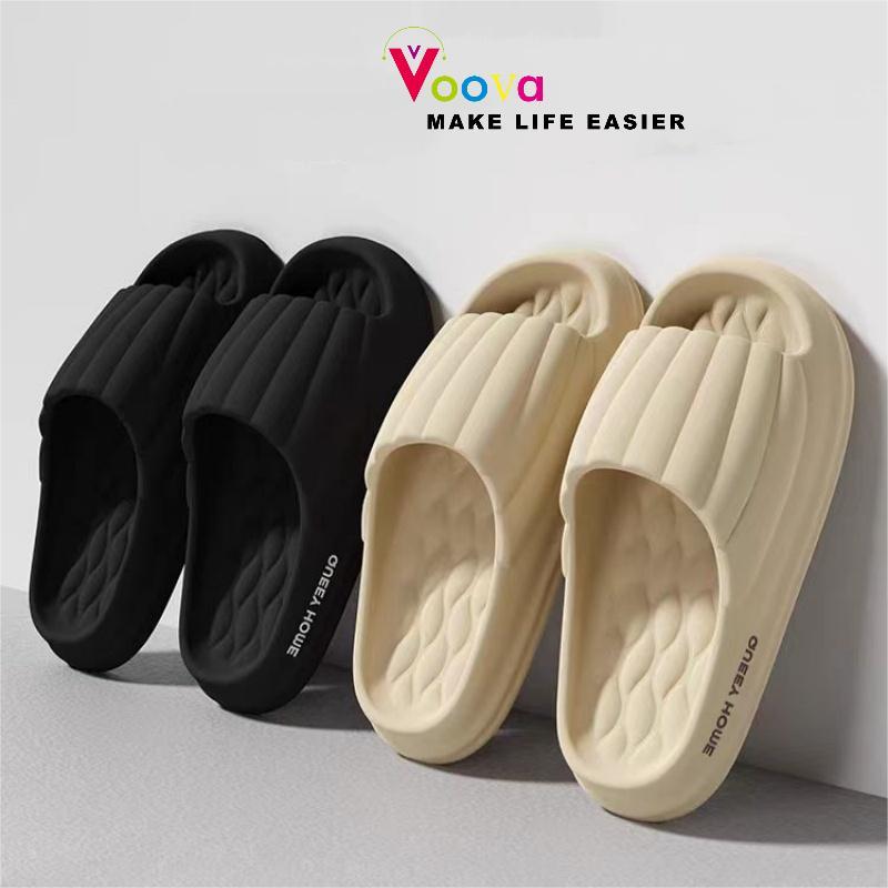 VOOVA Sandal Pria Wanita Karet Jelly/ Sendal Flat Selop Rumah/ Sandal Empuk/ Sandal outdoor