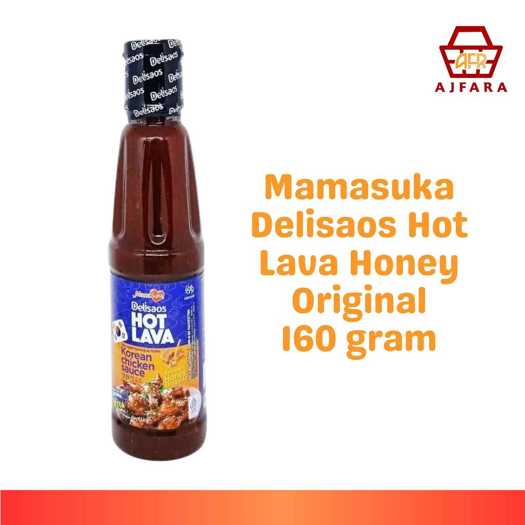 

Mamasuka Delisaos Hot Lava Honey Garlic 160g/Mamasuka Delisaos Hot Lava Honey Original 160g/Mamasuka Delisaos Hot Lava Honey Spicy 160g