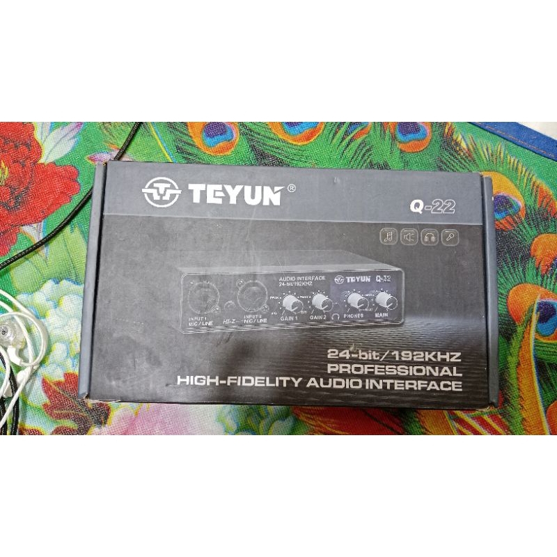TEYUNQ22/AUDIO.INTERFACE/BEKAS/NORMAL/MURAH