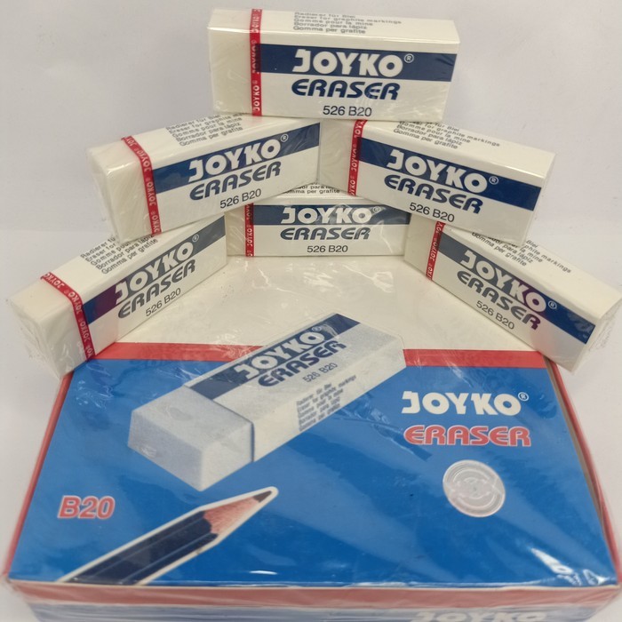 PENGHAPUS PENSIL JOYKO 1PACK (ISI 20 PCS)