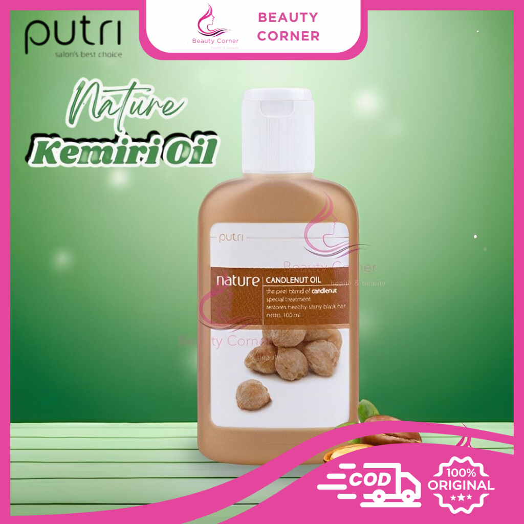 Putri Nature Candlenut Oil 100ml - Minyak Kemiri Untuk Perawatan Rambut Kering & Rusak