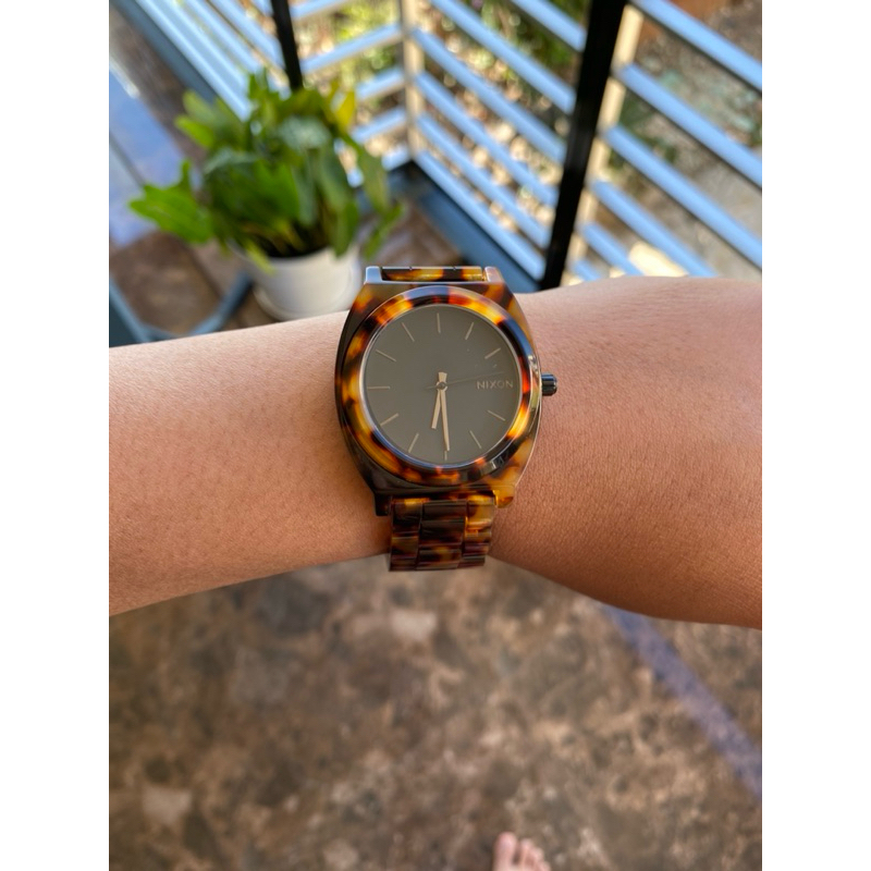 Nixon Time Teller Acetate Tortoise Original