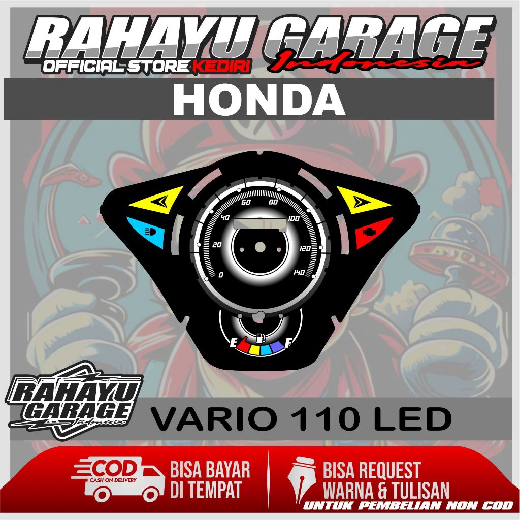 PAPAN SPEEDOMETER CUSTOM VARIO 110 LED
